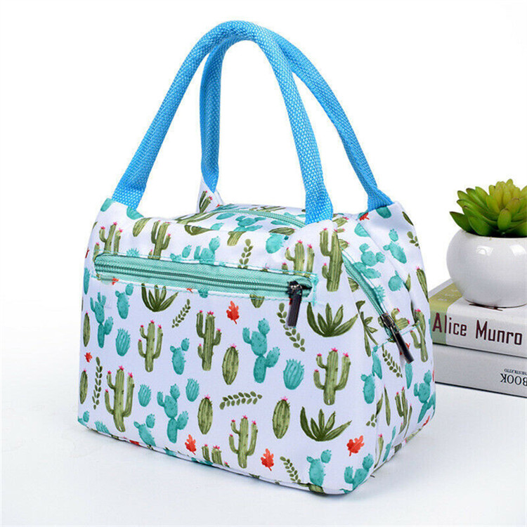 borsa per il pranzo della scuola di cactus